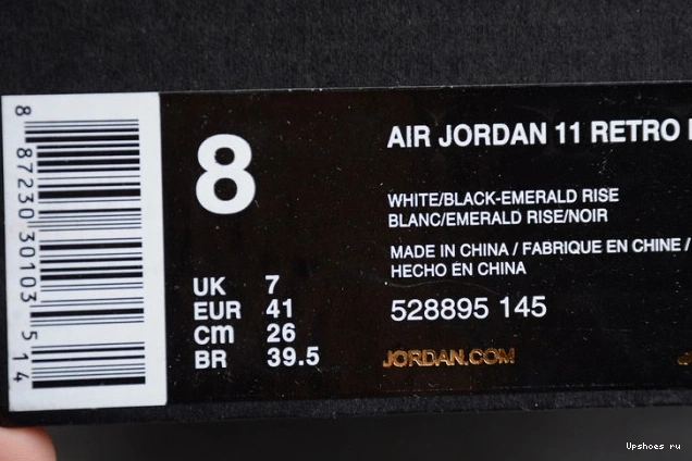 11  Jordan 'Emerald' 528895-145 Low Retro AIR 0707